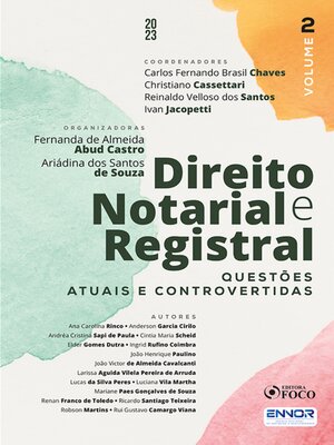 cover image of Direito Notarial e Registral--Volume 02